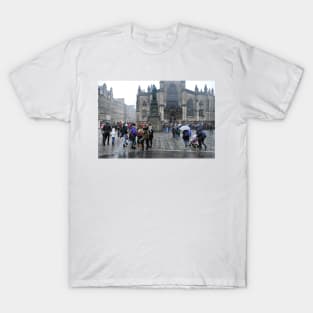 A wet rainy day in Edinburgh T-Shirt